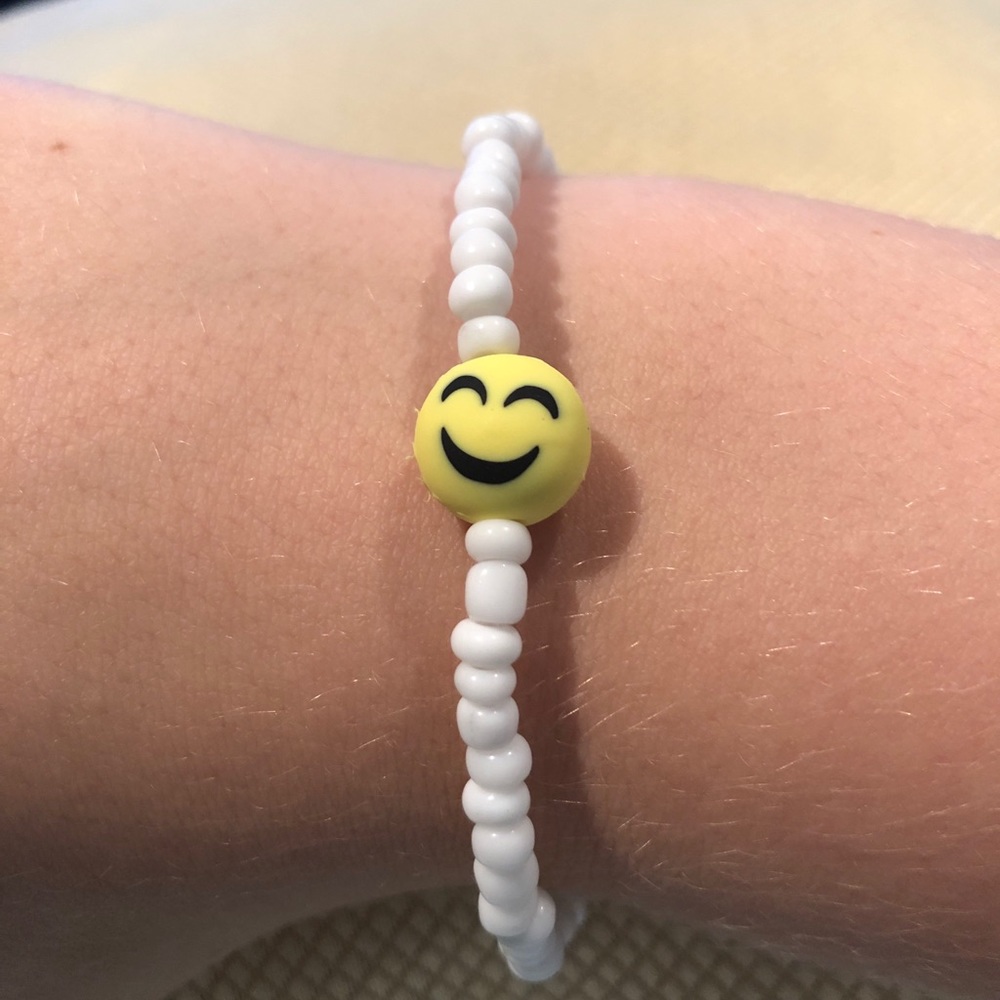 Handmade emoji stretch bracelets